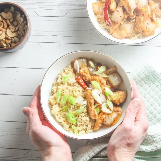 Healthy Thai Chicken Cashew - Recipe photo by honestlyfitness