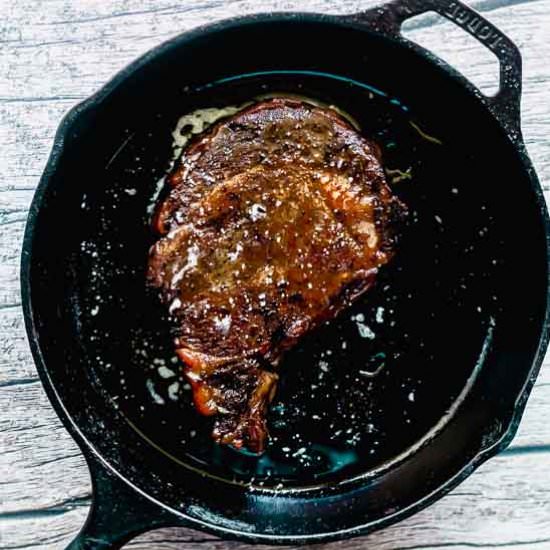 Reverse Seared Steak - Recipe photo by Sweet Tea and Thyme