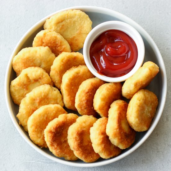 Japanese Style Vegan Tofu Nuggets - Recipe photo by chefjacooks