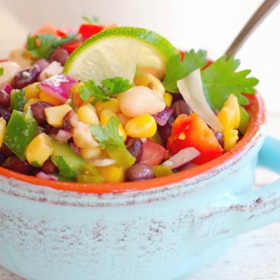 Cowboy Caviar Dip - Recipe photo by Food Meanderings