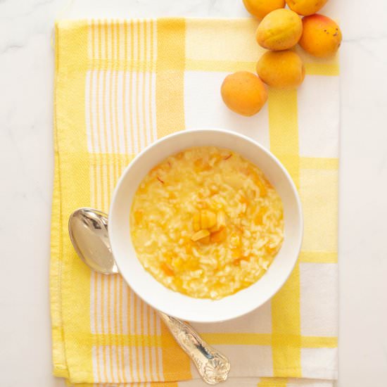 Apricot risotto - Recipe photo by Lapiccolaquaglia