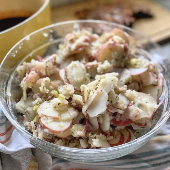 Potato Salad without Mayo - Recipe photo by katiescucina