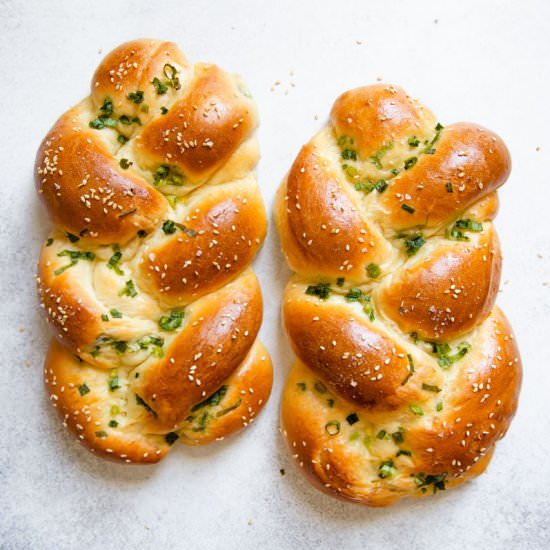 Baked Scallion Bread - Recipe photo by healthynibblesandbits