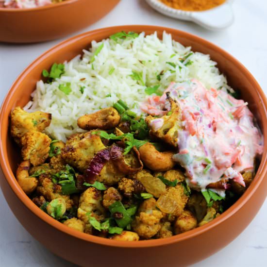 Curry roasted cauliflower - Recipe photo by Lime Thyme