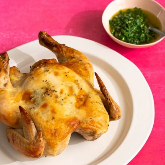 Sous Vide Whole Chicken - Recipe photo by aducksoven