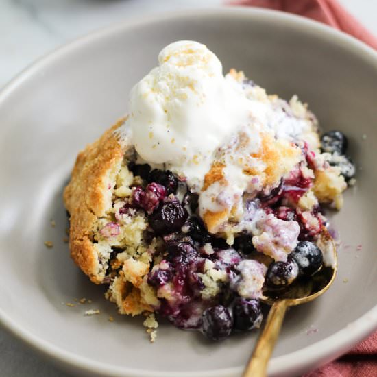 Best Blueberry Cobbler - Recipe photo by ourbalancedbowl