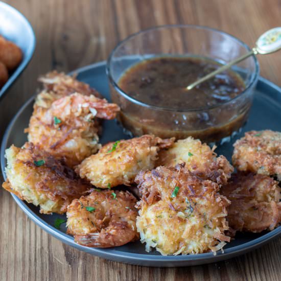 Coconut Shrimp with Lemon Marmalade - Recipe photo by BinkysCulinaryCarnival