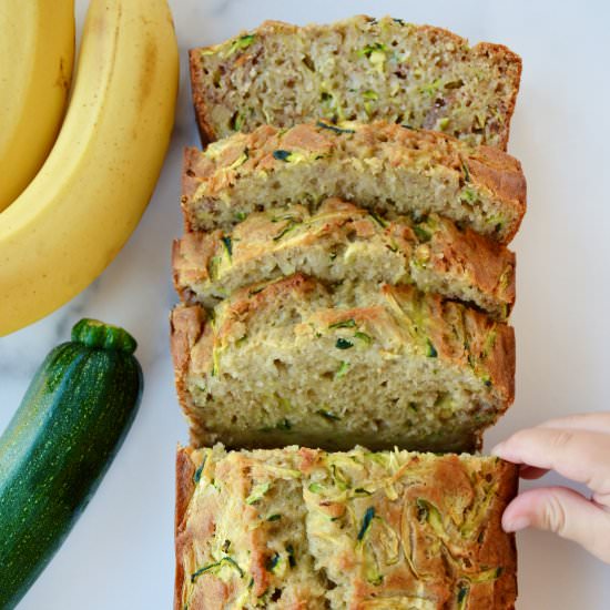 Zucchini Banana Bread - Recipe photo by justataste