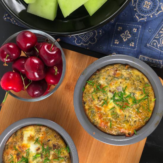 Breakfast Frittata for One - Recipe photo by summeryule.com