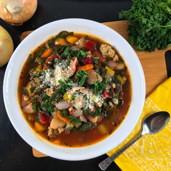 Swiss Chard Recipe (One-Pot Soup!) - Recipe photo by summeryule.com