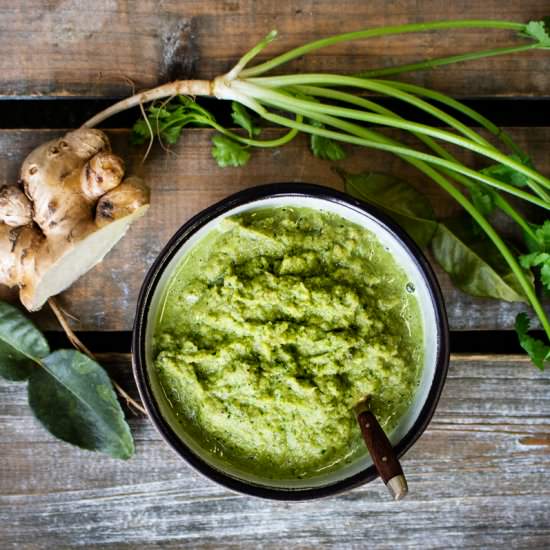 Green Curry Paste - Recipe photo by dinnertwist