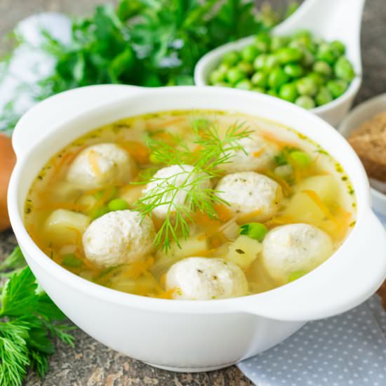 Diet Meatball Soup - Recipe photo by niftyrecipe