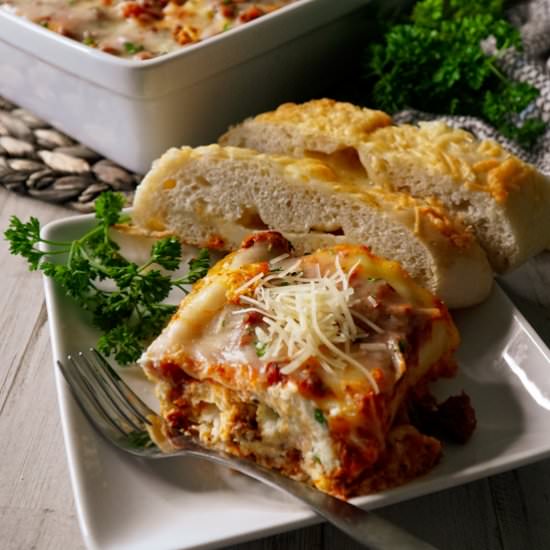 Lasagna Roll Ups Recipe - Recipe photo by Modern Meal Makeover
