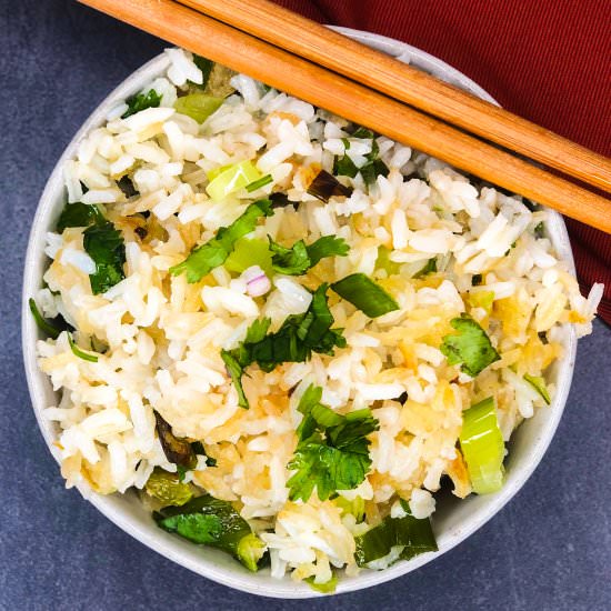 Perfect Coconut Rice with Cilantro - Recipe photo by theonlinefarmersmarket