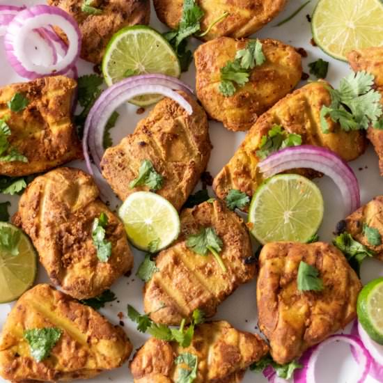 Vegan Tandoori Style Chicken - Recipe photo by 86Eats