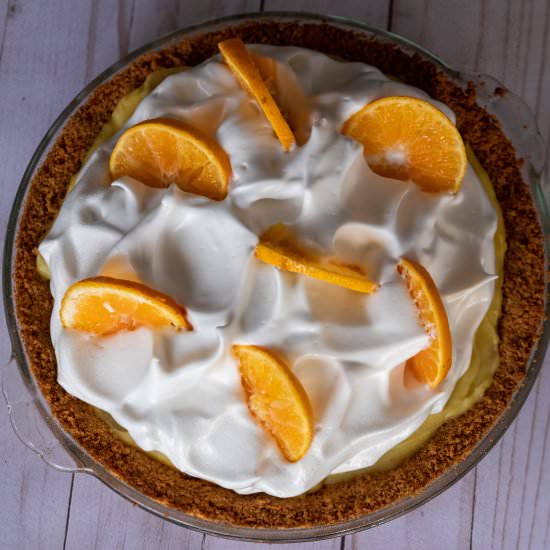Vegan Orange Creamsicle Pie - Recipe photo by 86Eats
