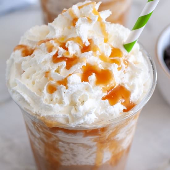 Caramel Frappuccino - Recipe photo by foodlovinfamily