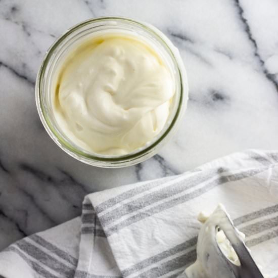 One Jar, Two Minute Mayonnaise - Recipe photo by kettleandkale
