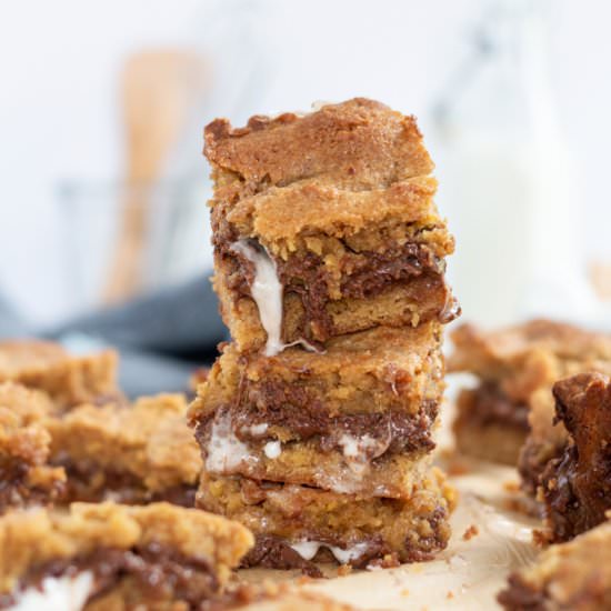 S’mores Bars - Recipe photo by islandbakes