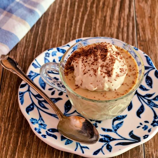 Creamy Coffee Panna Cotta - Recipe photo by onlinepastrychef