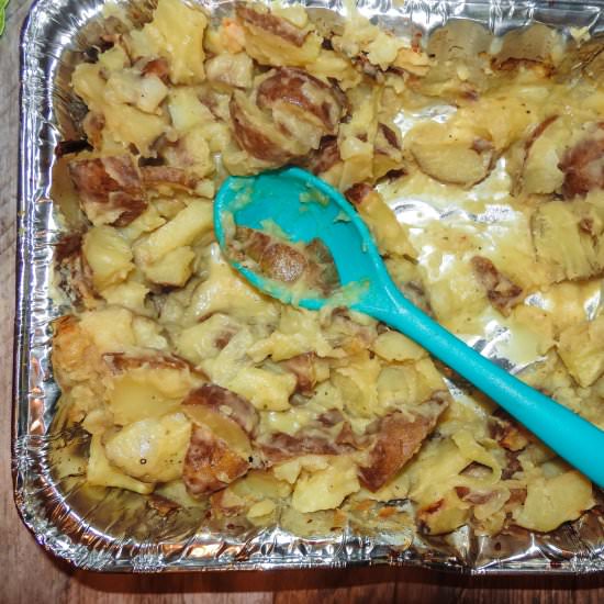 Healthier Grilled Potatoes - Recipe photo by liz@veggieeveryday.com