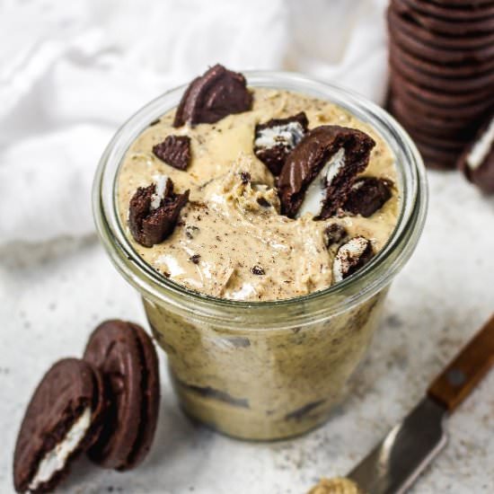 Oreo Cashew Butter - Recipe photo by Nourishing Amy