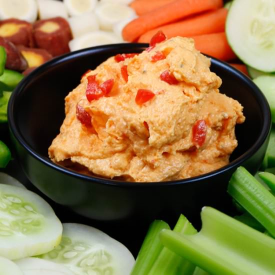 Simple Homemade Pimento Cheese - Recipe photo by Fitty Foodlicious