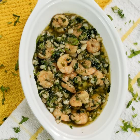 Creamy garlic butter prawns - Recipe photo by foodies855