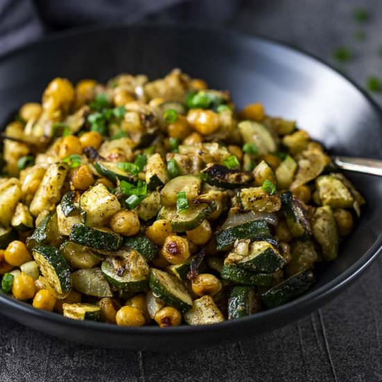 Warm Curried Chickpea Salad - Recipe photo by Went Here 8 This