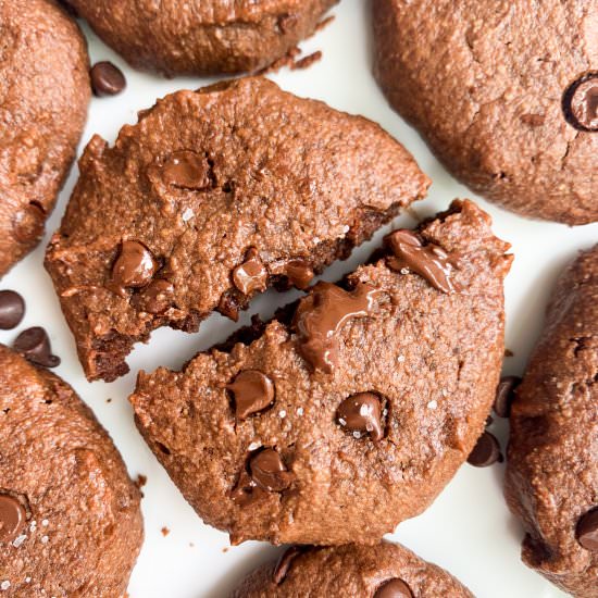 Healthy Double Chocolate Cookies - Recipe photo by Wellness by Kay