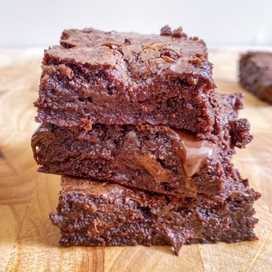Fudgy Brownies - Recipe photo by Icing on the Bake