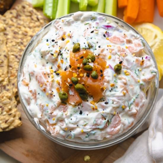 Smoked Salmon Dip - Recipe photo by Mealswithmaggie