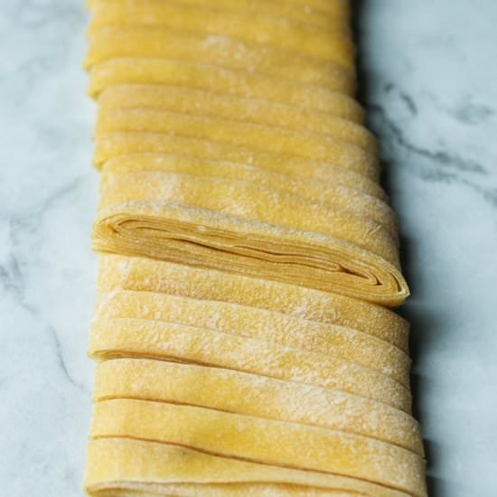 Make Homemade Pasta by Hand - Recipe photo by Bakes and Blunders