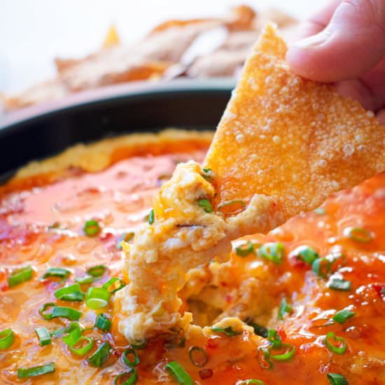 Cheesy Crab Rangoon Dip - Recipe photo by scruffandsteph