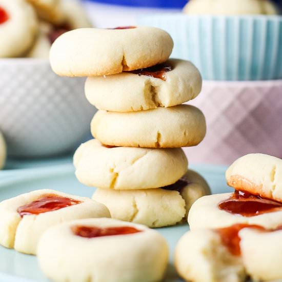 Condensed Milk Thumbprint Cookies - Recipe photo by Yay For Food