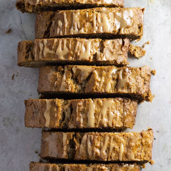 Peanut Butter Banana Bread - Recipe photo by kettleandkale