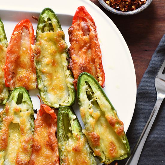 Easy Stuffed Jalapeños - Recipe photo by Elke living