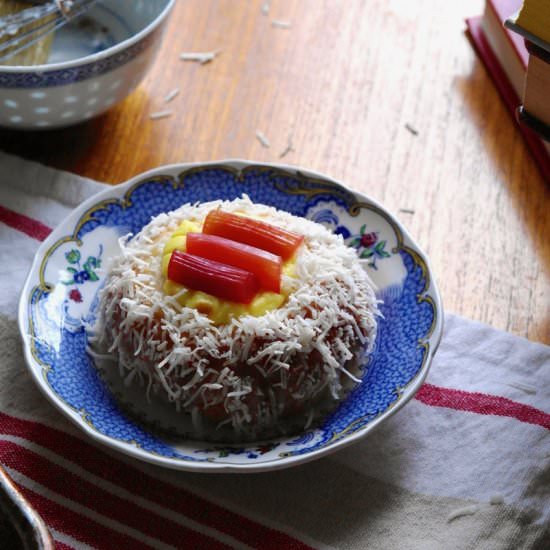 rhubarb cardamom skolebrod - Recipe photo by tentimestea