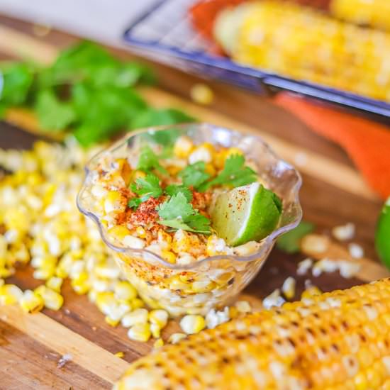 Elote In A Cup - Recipe photo by HIldaskitchenblog