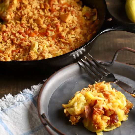 Southern Squash Casserole - Recipe photo by Grits and Pinecones