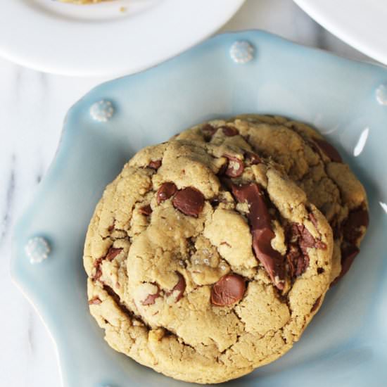 Vegan Carob Chip Cookies - Recipe photo by piesandplots