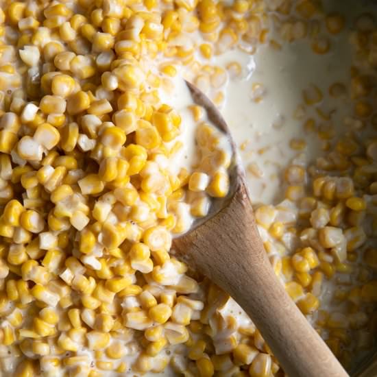 Homemade Creamed Corn - Recipe photo by theforkedspoon