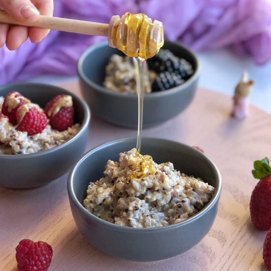 Coconut quinoa [refined sugar free] - Recipe photo by Once a Foodie