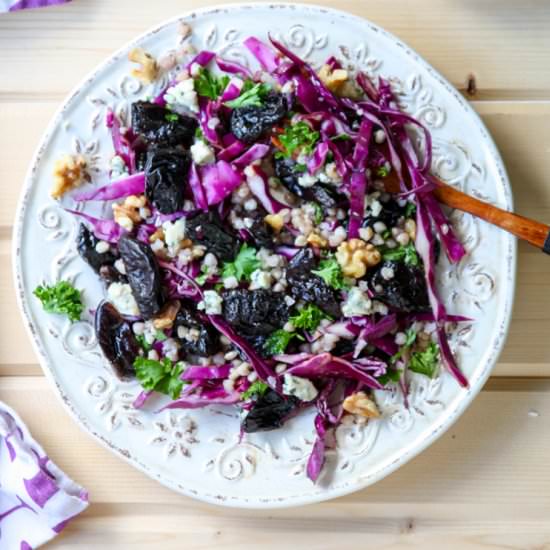 Buckwheat Salad with Prunes - Recipe photo by the food blog