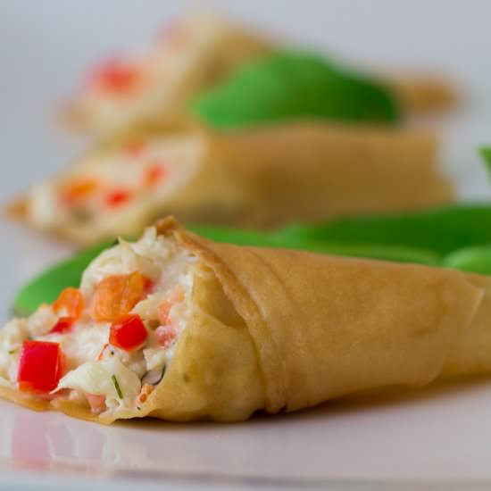Crab Cones - Recipe photo by Gday Souffle