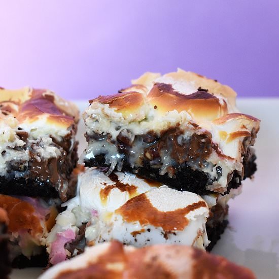 Oreo Magic Bars - Recipe photo by lightscamerabake
