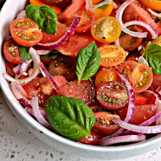 Tomato Salad - Recipe photo by Small Town Woman