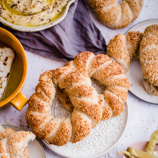 Simit - Recipe photo by tiffinandteaofficial