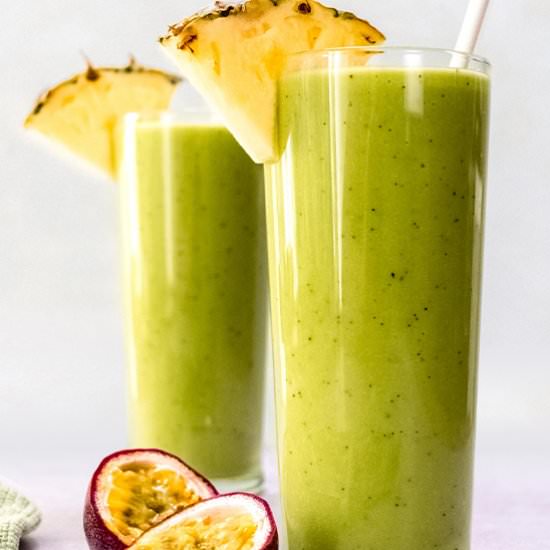 Pineapple Passion Collagen Smoothie - Recipe photo by The Real Food Geek