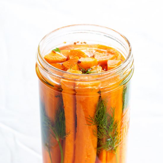 Easy Quick Pickled Carrots - Recipe photo by RandaDerkson